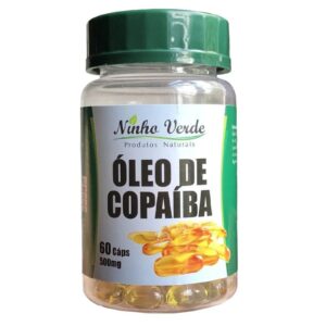 ÓLEO DE COPAÍBA – 60 CÁPSULAS – 500 MG – NINHO VERDE