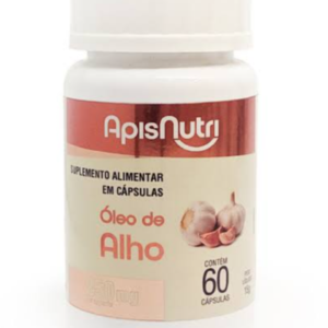 CÁPSULAS DE ÓLEO DE ALHO 60 CAPS 250MG APISNUTRI