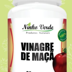 VINAGRE DE MAÇÃ – 60 CÁPSULAS DE 500MG – NINHO VERDE