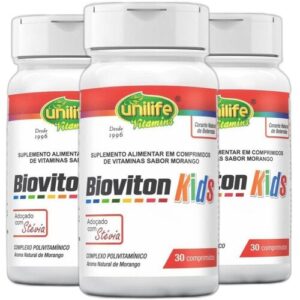 Bioviton Kids Suplemento Vitamínico em comprimidos – 30 Cápsulas – Unilife