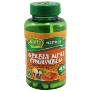 Geleia Real Cogumelo Unilife 45 cápsulas 780mg