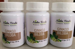 GINKGO BILOBA – 60 CÁPSULAS – NINHO VERDE