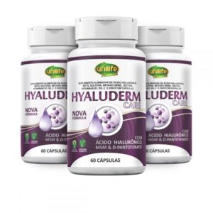 Hyaluderm Care Ácido Hialurônico Unilife 60 Cápsulas