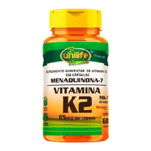 Vitamina K2 Menaquinona Unilife 60 Cápsulas