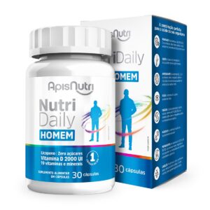 NutriDaily HOMEM Polivitamínico 500mg 30 Cápsulas – ApisNutri