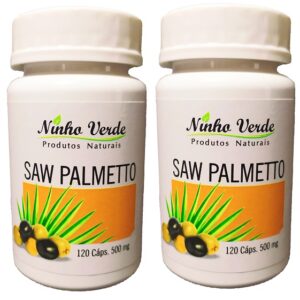 SAW PALMETTO 500MG 60 CÁPSULAS – NINHO VERDE – 100% NATURAL