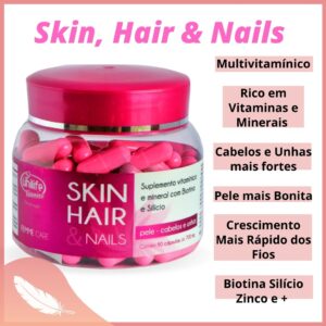 Skin Hair e Nails Unilife 90 Cápsulas